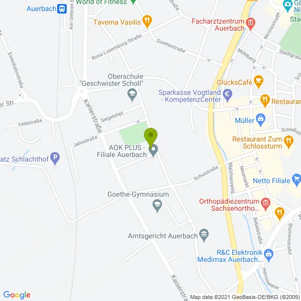 Lagekarte der Adresse des Maklers