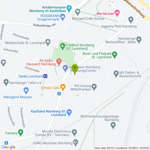Lagekarte der Adresse des Maklers