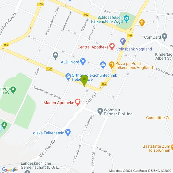 Lagekarte der Adresse des Maklers