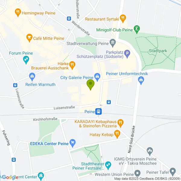 Lagekarte der Adresse des Maklers