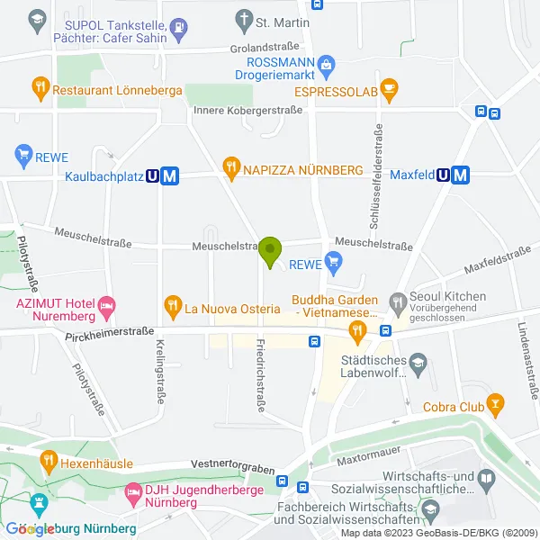 Lagekarte der Adresse des Maklers