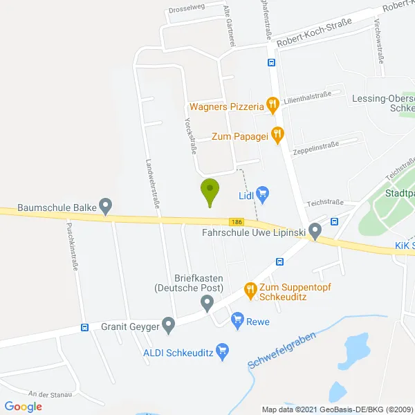 Lagekarte der Adresse des Maklers