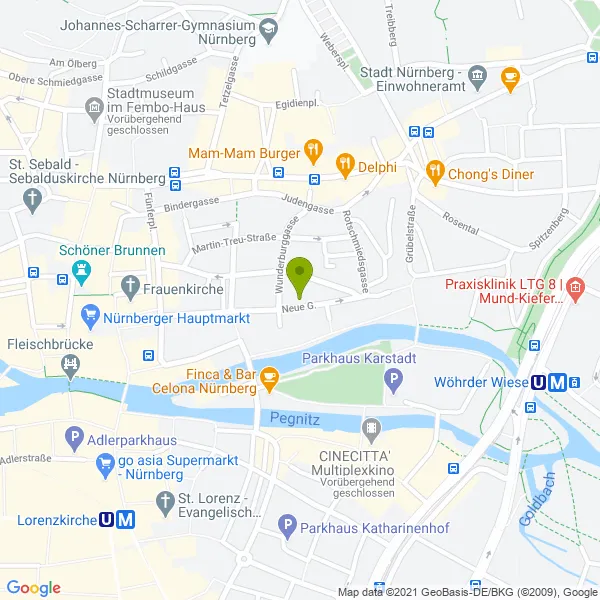 Lagekarte der Adresse des Maklers