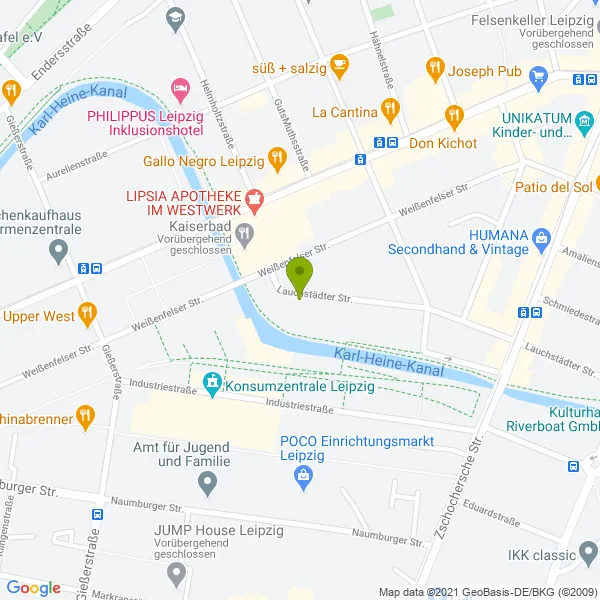 Lagekarte der Adresse des Maklers