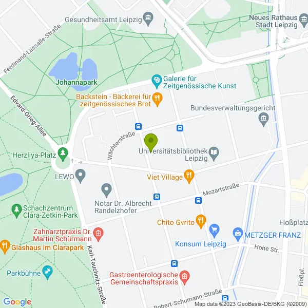 Lagekarte der Adresse des Maklers