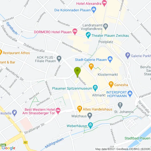 Lagekarte der Adresse des Maklers