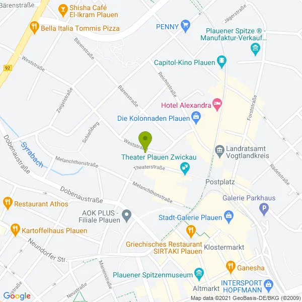 Lagekarte der Adresse des Maklers