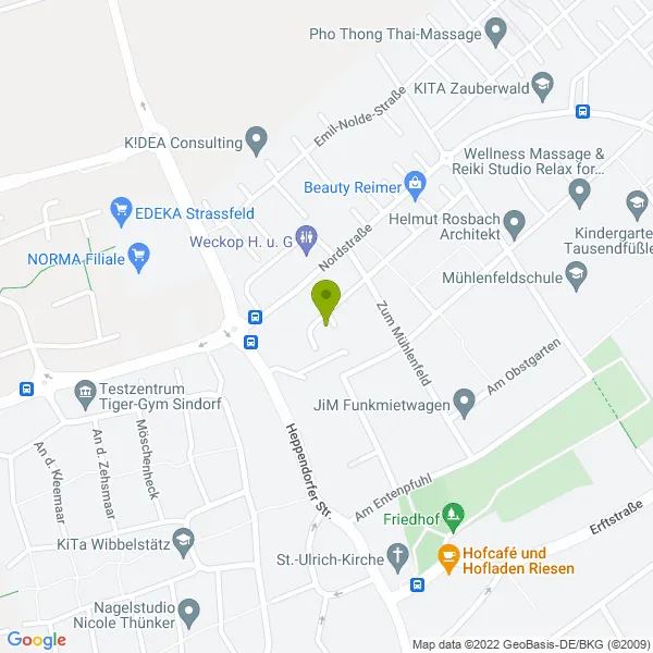 Lagekarte der Adresse des Maklers