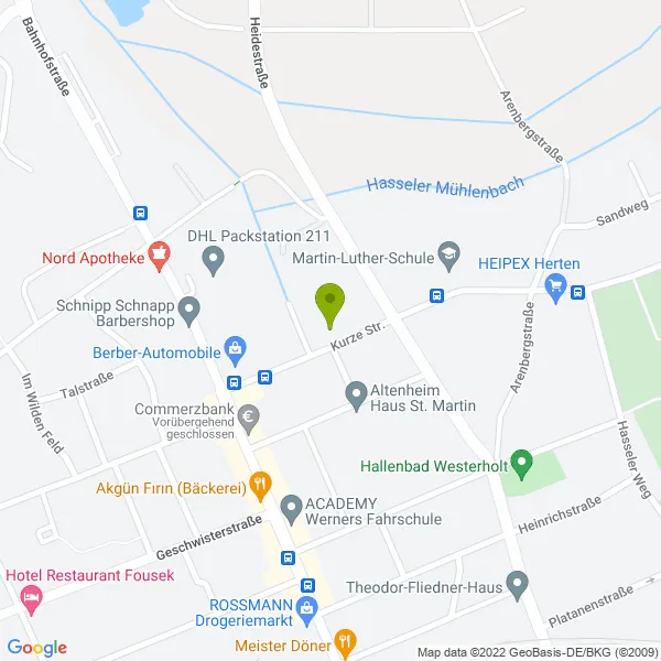 Lagekarte der Adresse des Maklers