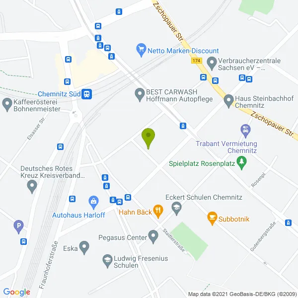 Lagekarte der Adresse des Maklers