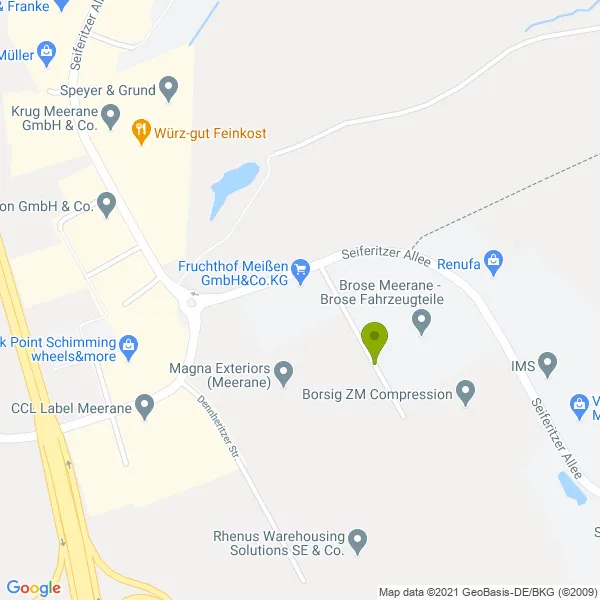 Lagekarte der Adresse des Maklers