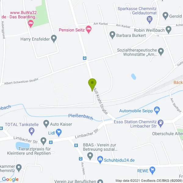 Lagekarte der Adresse des Maklers